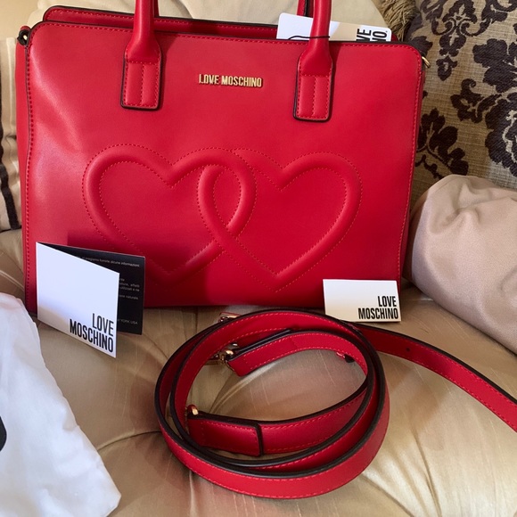 Love Moschino Double Heart Bag ❤️❤️ - Picture 2 of 3